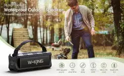 W-King Блутут мобилна колонка Bluetooth Speaker - D8 Mini Black - 30W