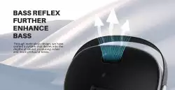 W-King Блутут мобилна колонка Bluetooth Speaker - T8 Black - 30W, Deep Bass