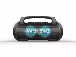 W-King Блутут мобилна парти колонка Bluetooth Party Speaker - D10 Black - 70W, Karaoke mic input, Light Show