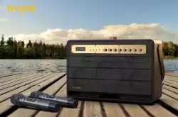 W-King Блутут парти колона Bluetooth Party Speaker - K6L - 120W, 2 x Wireless Microphones, Karaoke
