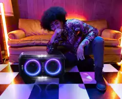 W-King Блутут парти колона Bluetooth Party Speaker - T9 PRO - 120W, 2 x Wireless Microphones, Karaoke