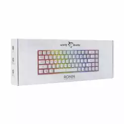 White Shark геймърска клавиатура Gaming Keyboard RONIN - Membrane Switches (English US), White