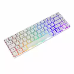 White Shark геймърска клавиатура Gaming Keyboard RONIN - Membrane Switches (English US), White