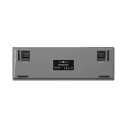 White Shark геймърска механична клавиатура Gaming Mechanical Keyboard NUNCHAKU - Red Switches (English US), Grey