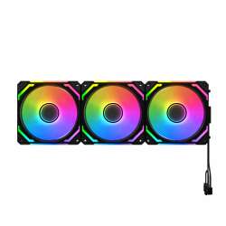 Xigmatek Комплект вентилатори Fan Pack 3-in-1 3x120mm - Starlink Ultra - Infinity Mirror, A-RGB