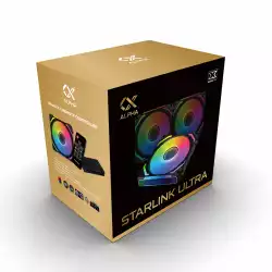 Xigmatek Комплект вентилатори Fan Pack 3-in-1 3x120mm - Starlink Ultra - Infinity Mirror, A-RGB