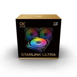 Xigmatek Комплект вентилатори Fan Pack 3-in-1 3x120mm - Starlink Ultra - Infinity Mirror, A-RGB
