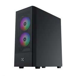 Xigmatek кутия Case ATX - Hero II Air 3F - RGB, Tempered Glass