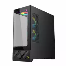 Xigmatek кутия Case E-ATX - Alphard Pro - 6 inch LCD Display, 6 ARGB Fans