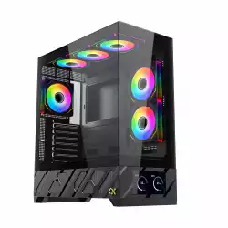 Xigmatek кутия Case E-ATX - Alphard Pro - 6 inch LCD Display, 6 ARGB Fans                          