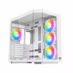 Xigmatek кутия Case EATX - Cubi II Arctic - 7 ARGB Fans