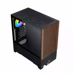 Xigmatek кутия Case EATX - Endorphin WD, Addressable RGB, Wood