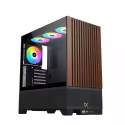 Xigmatek кутия Case EATX - Endorphin WD, Addressable RGB, Wood