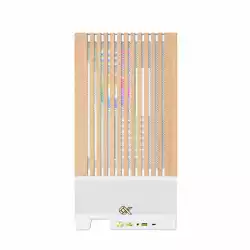 Xigmatek кутия Case EATX - Endorphin WD Arctic, Addressable RGB, Wood
