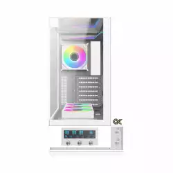 Xigmatek кутия Case EATX - Vision Arctic - 7 ARGB Fans, LCD Display Panel, Smart Fan Control