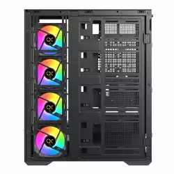 Xigmatek кутия Case EATX - Vision Pro - 8 ARGB Fans, LCD Display Panel, Smart Fan Control