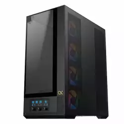 Xigmatek кутия Case EATX - Vision Pro - 8 ARGB Fans, LCD Display Panel, Smart Fan Control