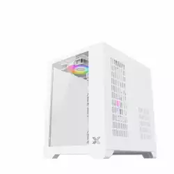 Xigmatek кутия Case mATX - Aqua M Lite Arctic - 5 ARGB Fans