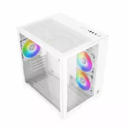 Xigmatek кутия Case mATX - Aqua M Lite Arctic - 5 ARGB Fans