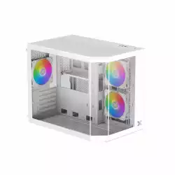 Xigmatek кутия Case mATX - Cubi M Arctic - 6 ARGB Fans