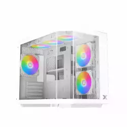 Xigmatek кутия Case mATX - Cubi M Arctic - 6 ARGB Fans