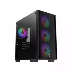 Xigmatek кутия Case mATX - NYX Air II - 4 RGB Fans