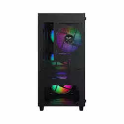 Xigmatek кутия Case mATX - NYX Air II - 4 RGB Fans