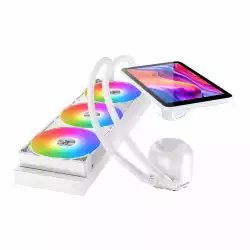 Xigmatek водно охлаждане Water Cooling Connect Pro 360 Arctic - 7 inch Magnetic LCD Display