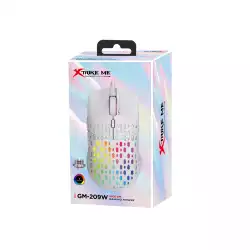 Xtrike ME Геймърска мишка Gaming Mouse GM-209W - White, 8000dpi