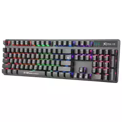 Xtrike ME механична клавиатура Gaming Keyboard Mechanical 104 keys GK-980 - Blue switches, Rainbow backlight