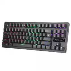 Xtrike ME механична клавиатура Gaming Keyboard Mechanical 87 keys GK-979 - Blue switches, Rainbow backlight