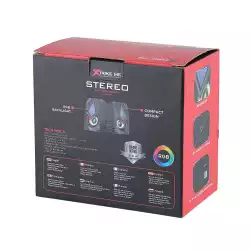 Xtrike ME тонколони Gaming Speakers 2.0 6W RGB Backlight, USB powered - SK-402