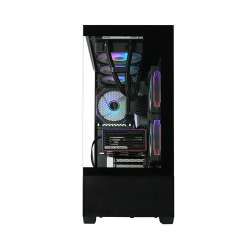 Zalman кутия Case ATX - Chronix BLACK - 3 x 120 mm A-RGB, USB-C, Tempered Glass