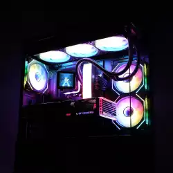 Zalman кутия Case ATX - Chronix BLACK - 3 x 120 mm A-RGB, USB-C, Tempered Glass