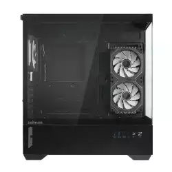 Zalman кутия Case ATX - Chronix BLACK V2 - 3 x 120 mm A-RGB, USB-C, Tempered Glass