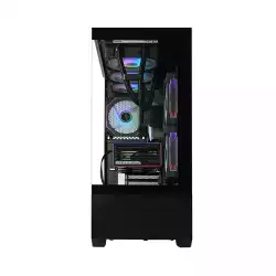 Zalman кутия Case ATX - Chronix BLACK V2 - 3 x 120 mm A-RGB, USB-C, Tempered Glass