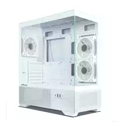 Zalman кутия Case ATX - Chronix WHITE V2 - 3 x 120 mm A-RGB, USB-C, Tempered Glass