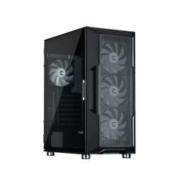 Zalman кутия Case ATX - i3 NEO ARGB Black - Mesh, aRGB, Tempered Glass