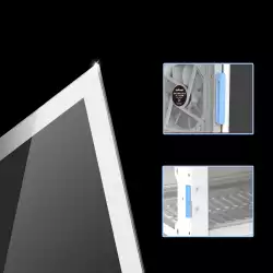 Zalman кутия Case ATX - i3 NEO ARGB White - Mesh, aRGB, Tempered Glass