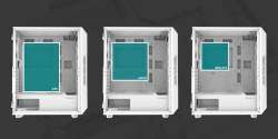 Zalman кутия Case ATX - i3 NEO ARGB White - Mesh, aRGB, Tempered Glass