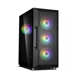 Zalman кутия Case ATX - I3 NEO Black - RGB, Mesh
