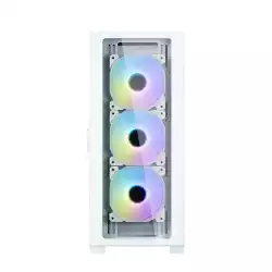 Zalman кутия Case ATX - I3 NEO TG White - aRGB, Tempered Glass