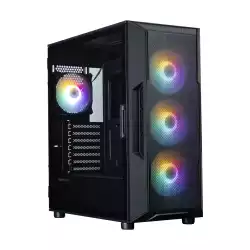 Zalman кутия Case ATX - I3 NEO V2 Black - RGB, Mesh                          