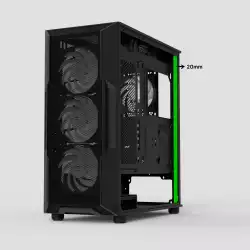 Zalman кутия Case ATX - I3 NEO V2 Black - RGB, Mesh