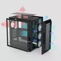Zalman кутия Case ATX - I3 NEO V2 Black - RGB, Mesh