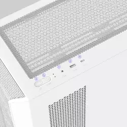 Zalman кутия Case ATX - I3 NEO V2 White - RGB, Mesh                          