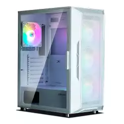 Zalman кутия Case ATX - I3 NEO White - RGB, Mesh