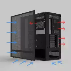 Zalman кутия Case ATX - P40 Prism Black