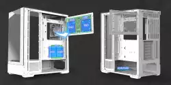 Zalman кутия Case ATX - P40 Prism White
