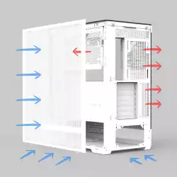Zalman кутия Case ATX - P40 Prism White